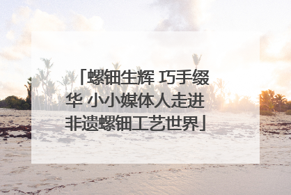 螺钿生辉 巧手缀华 小小媒体人走进非遗螺钿工艺世界
