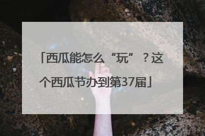 西瓜能怎么“玩”？这个西瓜节办到第37届