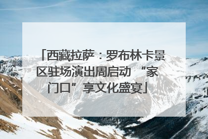 西藏拉萨：罗布林卡景区驻场演出周启动 “家门口”享文化盛宴