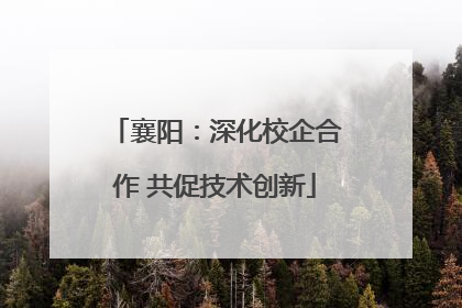 襄阳：深化校企合作 共促技术创新