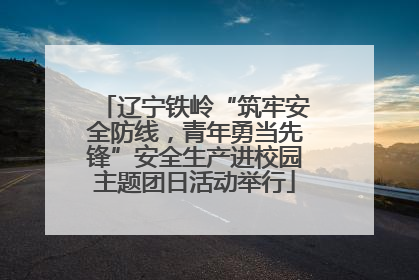 辽宁铁岭“筑牢安全防线，青年勇当先锋”安全生产进校园主题团日活动举行