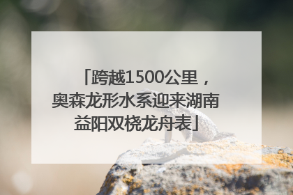 跨越1500公里，奥森龙形水系迎来湖南益阳双桡龙舟表