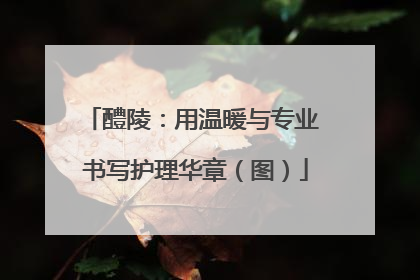 醴陵：用温暖与专业 书写护理华章（图）