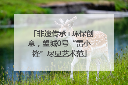 非遗传承+环保创意，望城0号“雷小锋”尽显艺术范