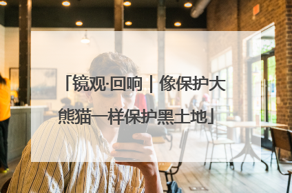 镜观·回响｜像保护大熊猫一样保护黑土地