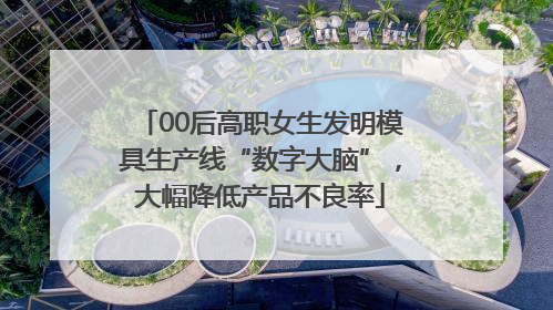 00后高职女生发明模具生产线“数字大脑”，大幅降低产品不良率