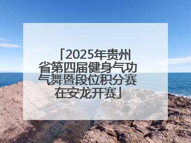 2025年贵州省第四届健身气功气舞暨段位积分赛在安龙开赛