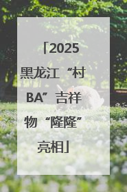 2025黑龙江“村BA”吉祥物“隆隆”亮相