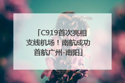 C919首次亮相支线机场！南航成功首航广州-南阳